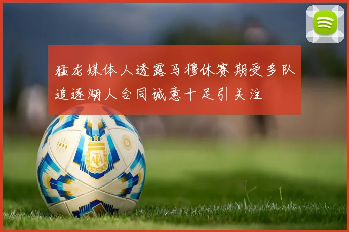 猛龙媒体人透露马穆休赛期受多队追逐湖人合同诚意十足引关注